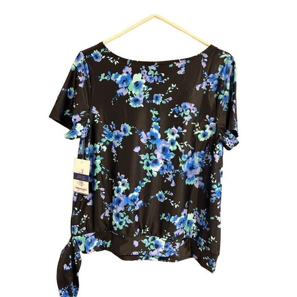 Swimsuits for all Swim Women’s Size 8 Swimsuit Top Only Floral Print Side Tie - Picture 6 of 11